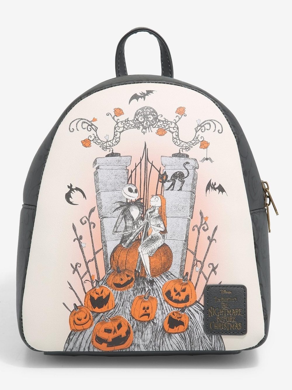 Loungefly The Nightmare Before Christmas Jack & Sally Graveyard Backpack
